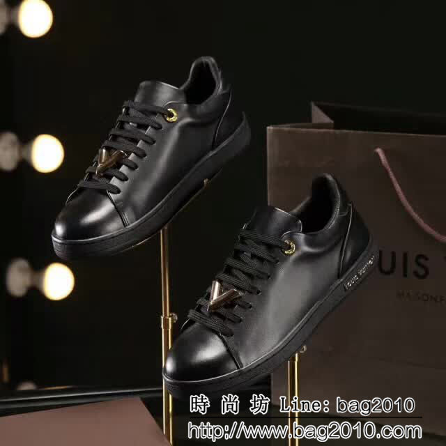 路易威登LV 2018早春新款 唐嫣同款 牛皮小白鞋 QZS1274